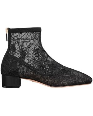 Dior Naughtily-D Enkellaars Met Hak - Zwart