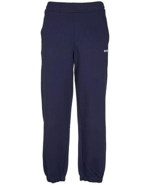 MSGM Felpa Pant Hose - Blau