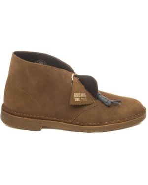 Clarks Lace-Up Boots - Marrón