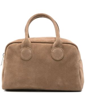 Marge Sherwood Bruine Suède Top Handvat Tas