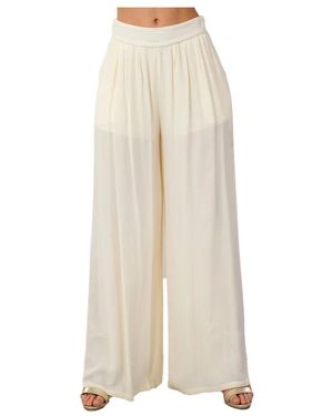 Babylon Wide Trousers - Neutro