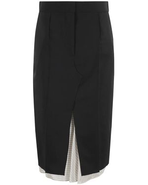 Marni Zwarte Wol Midi Rok