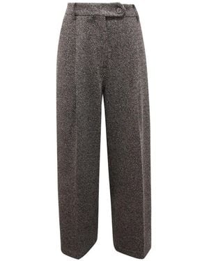 EMMA & GAIA Straight Trousers - Grey