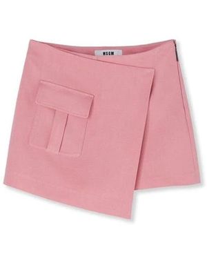 MSGM Kurzer Rock - Pink