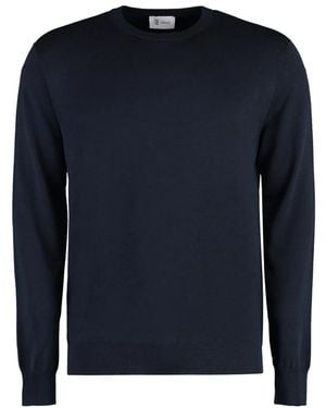 THE (Alphabet) Round-Neck Knitwear - Blu