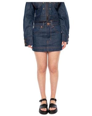 Wrangler Denim Skirts - Azul