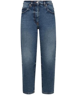 MSGM Jeans ,Blauw ,Katoen Straight Leg Jeans