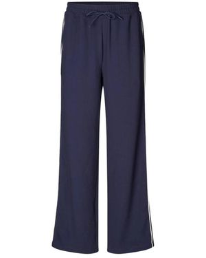 Mbym Wide Trousers - Bleu