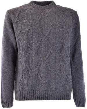 Peuterey Round-Neck Knitwear - Grigio