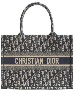 Dior Medium Book Tote - Zwart