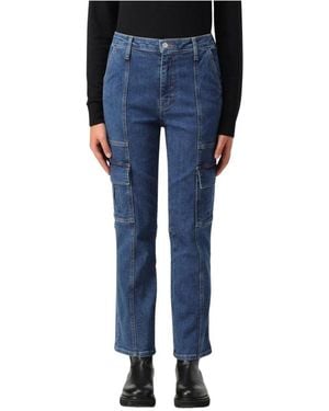Jonathan Simkhai Straight Cargo Jeans - Blauw