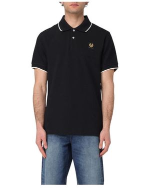 Belstaff Trialmaster Tipped Collar Polo - Schwarz
