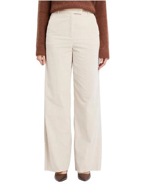 Marella Wide Trousers - Natural