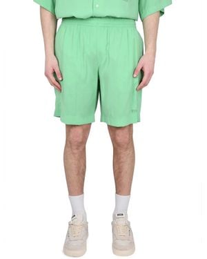 MSGM Casual Shorts - Verde