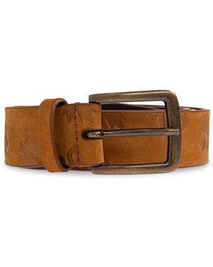 DSquared² Ledergürtel Mit Monogramm - Braun