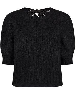 co'couture Round-Neck Knitwear - Nero