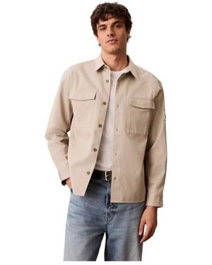 Calvin Klein Light Jackets - Natural