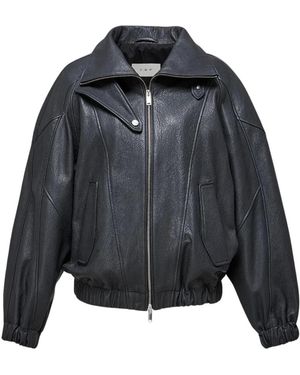 V S P Leather Jackets - Gray
