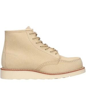 Red Wing 6' Moc Toe Boot - Natur