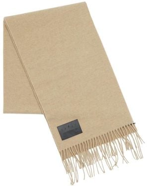 Hogan Winter Scarves - Natural