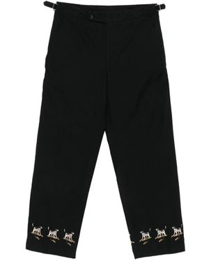 Bode Straight Hosen - Schwarz