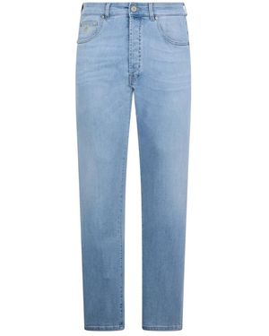 Moorer Slim Fit Jeans - Blue