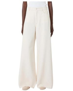 Weekend by Maxmara Wide Trousers - Blanco