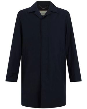 Canali Single-Breasted Coats - Azul