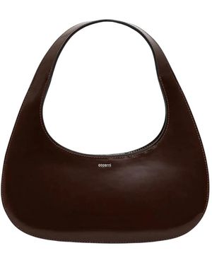 Coperni Tassen ,Bruin ,Leer Slim Swipe Baguette