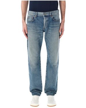 Saint Laurent Straight Jeans - Azul