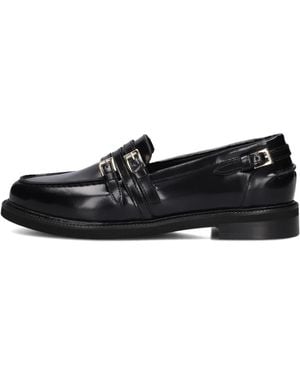Stefano Lauran Elegante Schwarze Loafer Für Damen