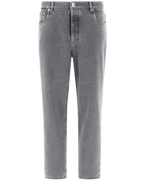 Brunello Cucinelli Jeans > straight jeans - Gris