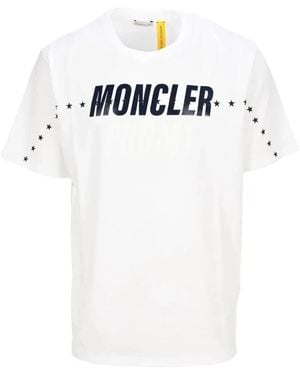 Moncler Tops ,Wit ,Maglia T-Shirt