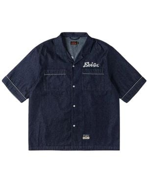 Evisu Denim Shirts - Blu