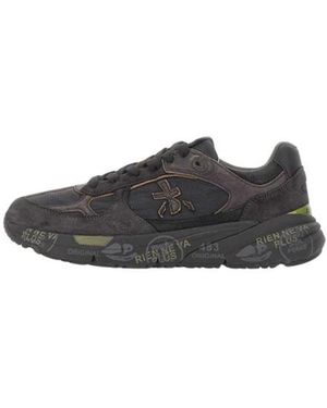 Premiata Schoenen ,Zwart ,Leer Mase 25 8426