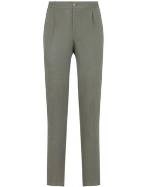 Kiton Slim-Fit Trousers - Grey