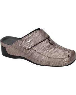 Vital Schoenen ,Bruin ,Leer Tina Mules - Grijs