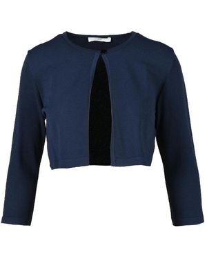 Charlott Truien & Vesten ,Blauw ,Polyester Kort Vest