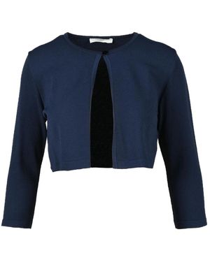 Charlott Truien & Vesten ,Blauw ,Polyester Kort Vest