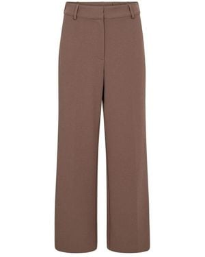 co'couture Wide Trousers - Brown