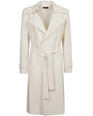 Theory Belted Coats - Natural