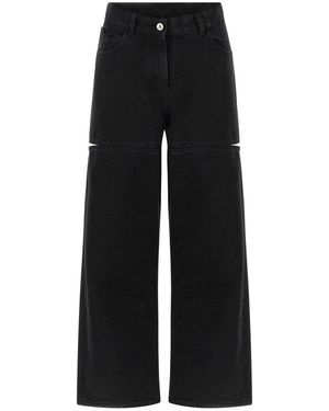 The Attico Wide Jeans - Negro