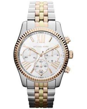 Michael Kors Zilveren Lexington Horloge - Metallic