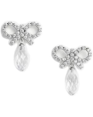 Self-Portrait Earrings - White