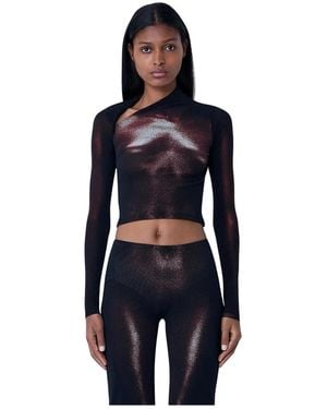 Jean Paul Gaultier Long Sleeve Tops - Blue