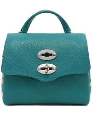 Zanellato Postina Leder Henkeltasche - Grün