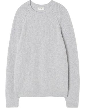American Vintage Truien & Vesten ,Grijs ,Wol Damsville Pullover