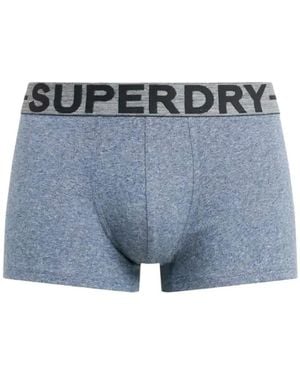 Superdry Herren Trunk Boxers Set - Blau