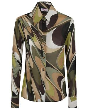 PUCCI Marmo Blouse - Groen