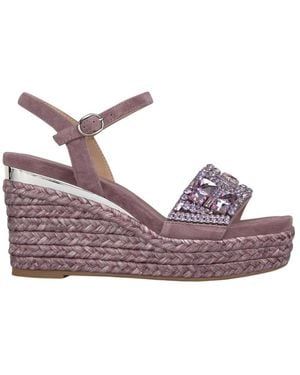 Alma En Pena. Wedges - Morado